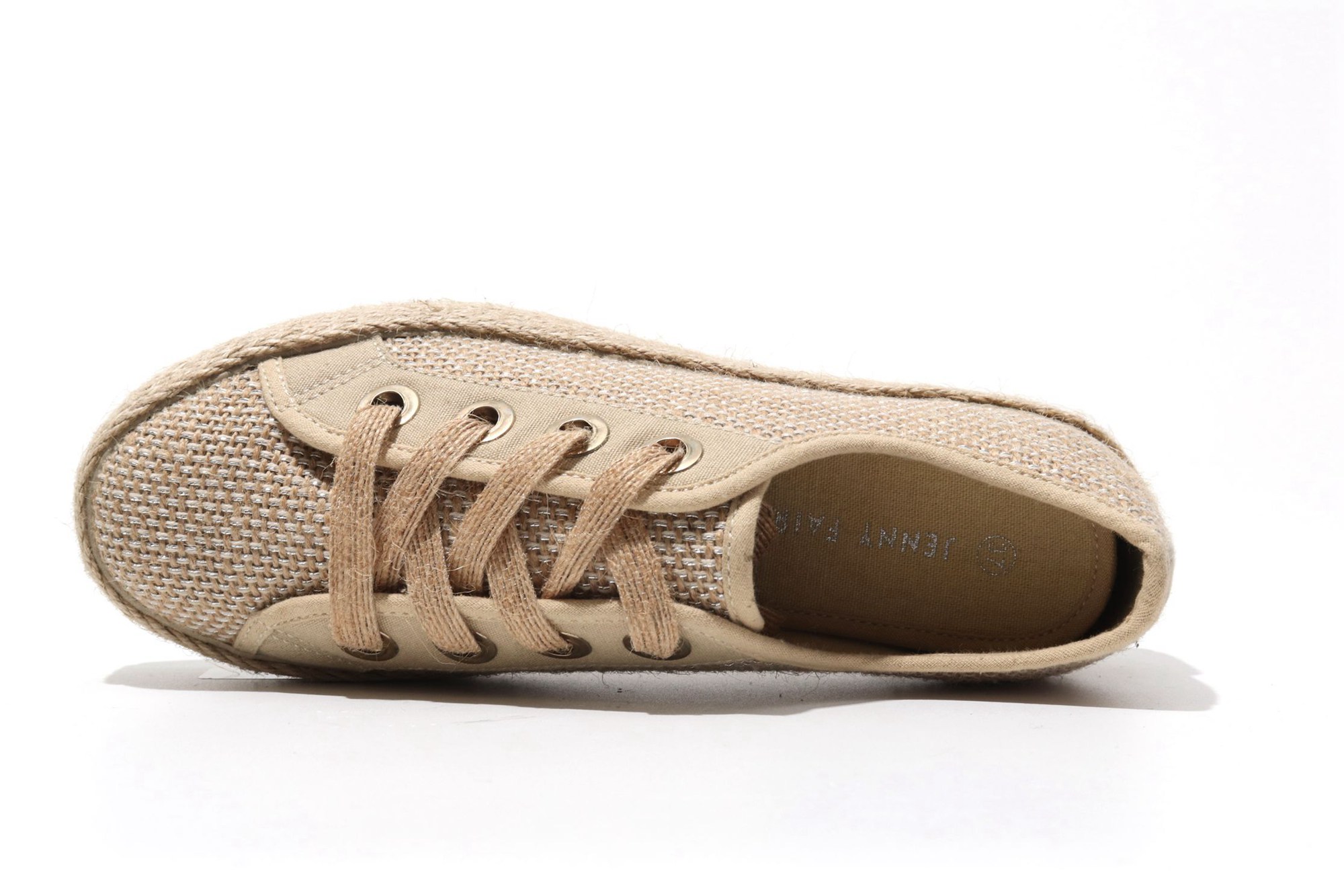 LADY THICK-SOLED HEMP ROPE SHOES